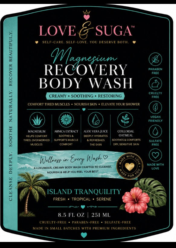 Island Tranquility Magnesium Recovery Body Wash