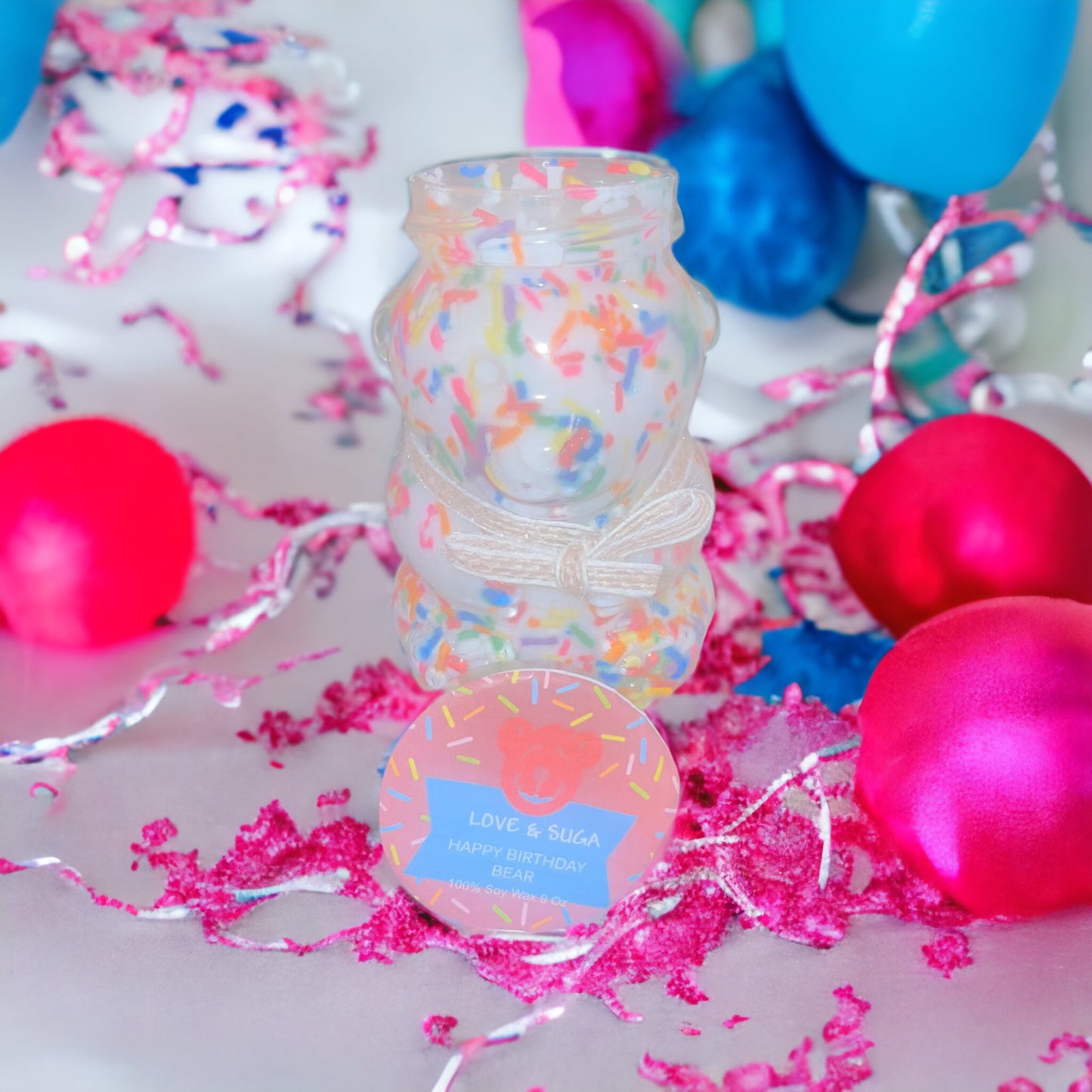 Birthday Bear Candle