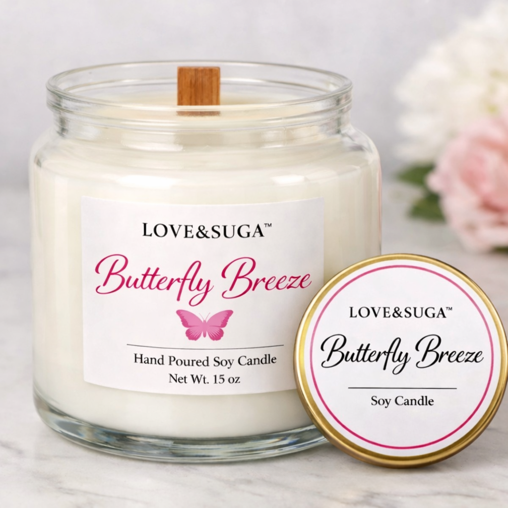 Butterfly Breeze Candle