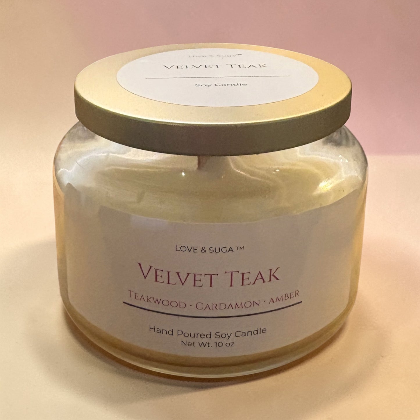 Velvet Teak Candle