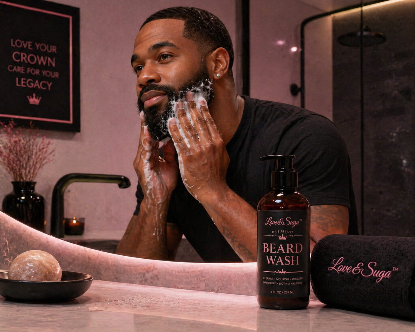 Crown Reserve™️ 2-in-1 Beard Wash + Conditioner