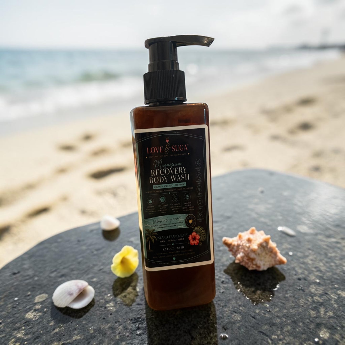 Island Tranquility Magnesium Recovery Body Wash