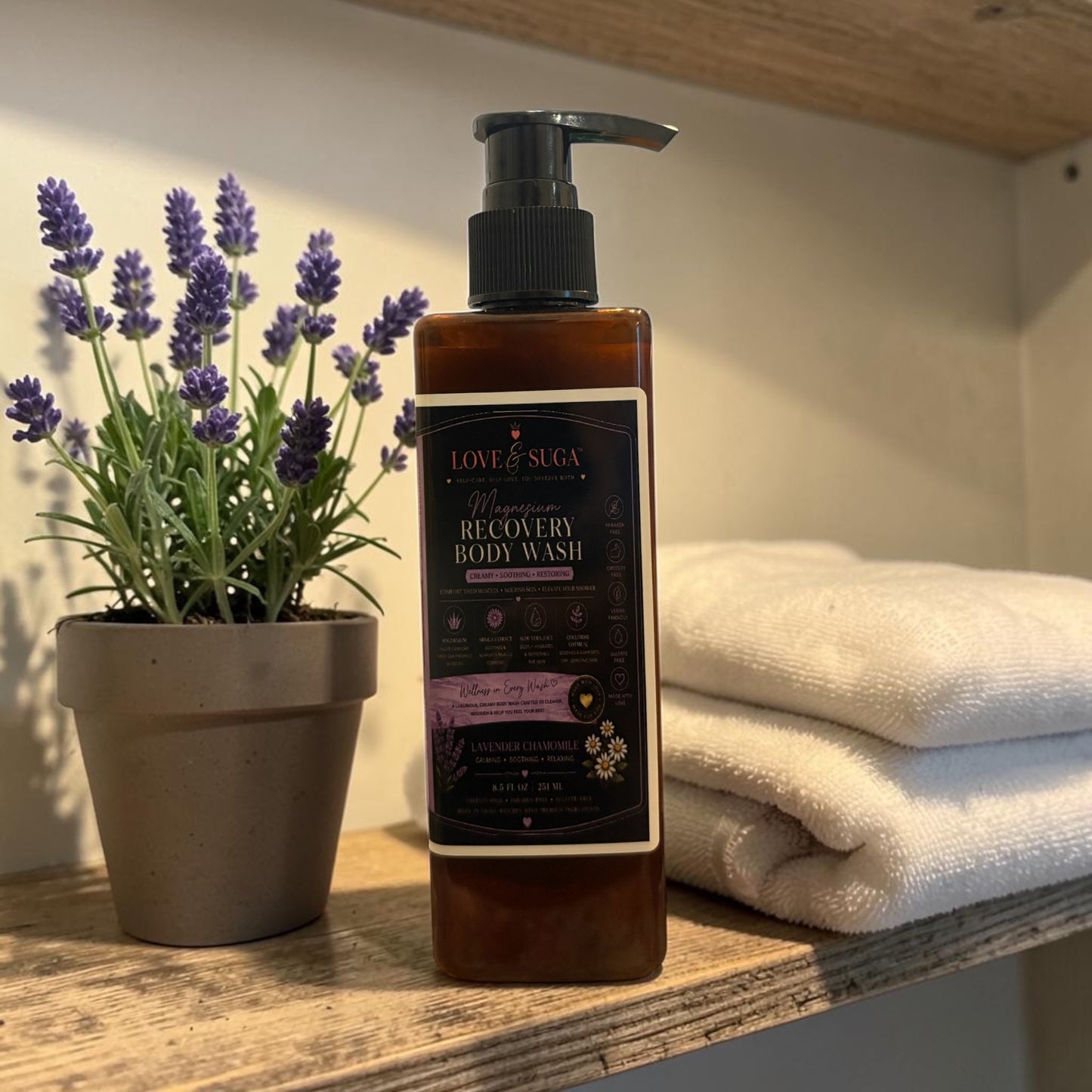 Lavender Chamomile Magnesium Recovery Body Wash