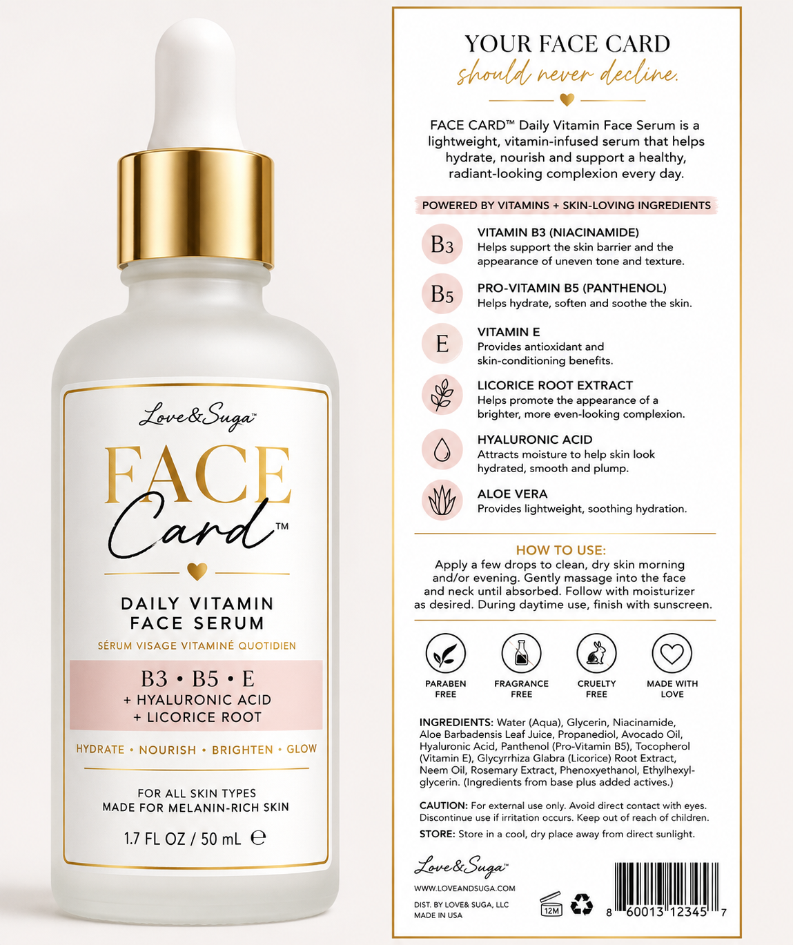 Face Card™️ Daily Vitamin Face Serum